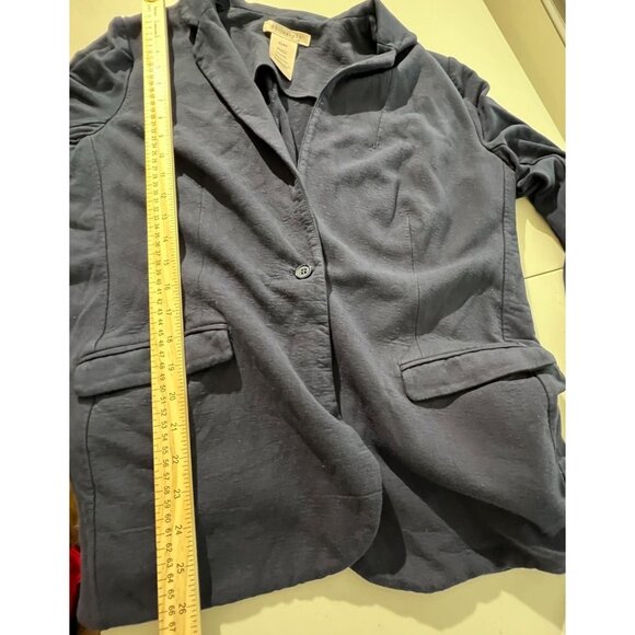 Philosophy Womens Blue Button Blazer Jacket Size XL Long Sleeve Office Formal - Picture 10 of 11